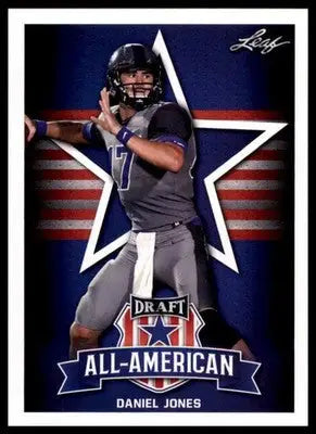 Daniel Jones 2019 Leaf Draft #70 Duke Blue Devils - Football Card Single