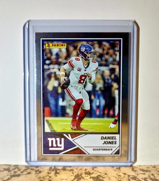 Daniel Jones 2024 Panini NFL #37 Silver Foil Sticker Card New York Giants - Football Card Single