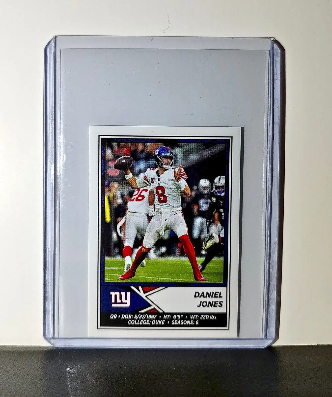 Daniel Jones 2024 Panini NFL Sticker #315 New York Giants - Football Card Single