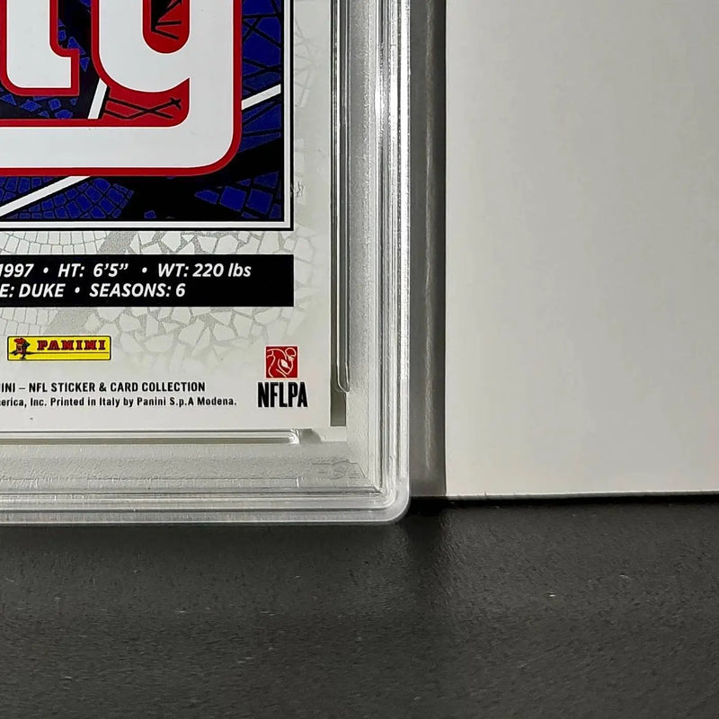 Daniel Jones 2024 Panini Sticker Collection 198/199 #37 Gold Foil PSA 8 NM-MT - Football Card Single