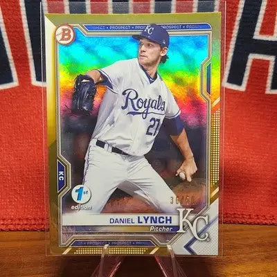 Daniel Lynch 2021 1st Edition Bowman Prospect /50 - Baseball Card Single