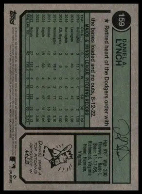 Daniel Lynch 2023 Topps Heritage #159 Kansas City Royals - Baseball Card Single
