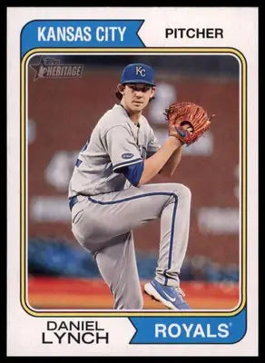 Daniel Lynch 2023 Topps Heritage #159 Kansas City Royals - Baseball Card Single
