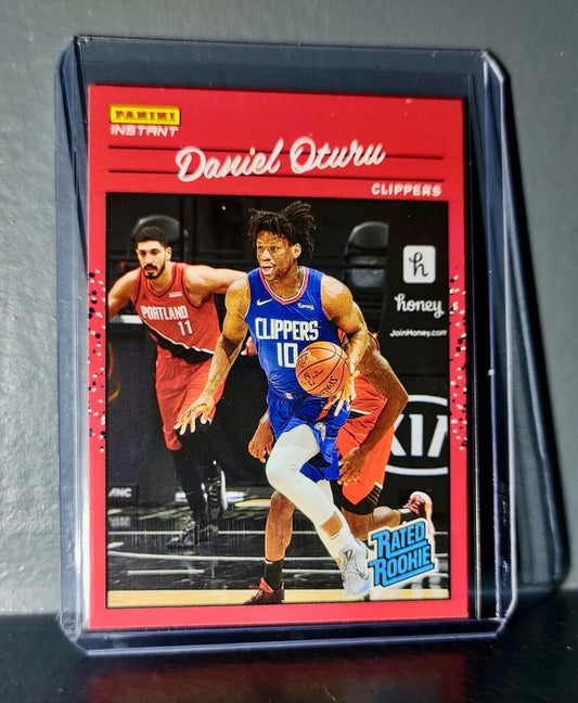 Daniel Oturu 2020-2021 Panini NBA Instant #31 Rated Rookie Retro Card 1/3558 - Basketball Card Single