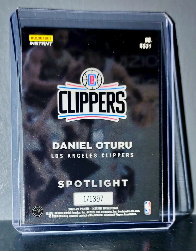 Daniel Oturu Rookie Spotlight 2020-21 Panini NBA #31 Basketball Card 1 of 1397 - Basketball Card Single