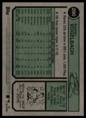 Daniel Vogelbach 2023 Topps Heritage #290 New York Mets - Baseball Card Single