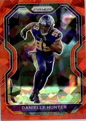 Danielle Hunter - 2020 Panini Prizm - #220 - Prizm Red Ice Football - Football Card Single