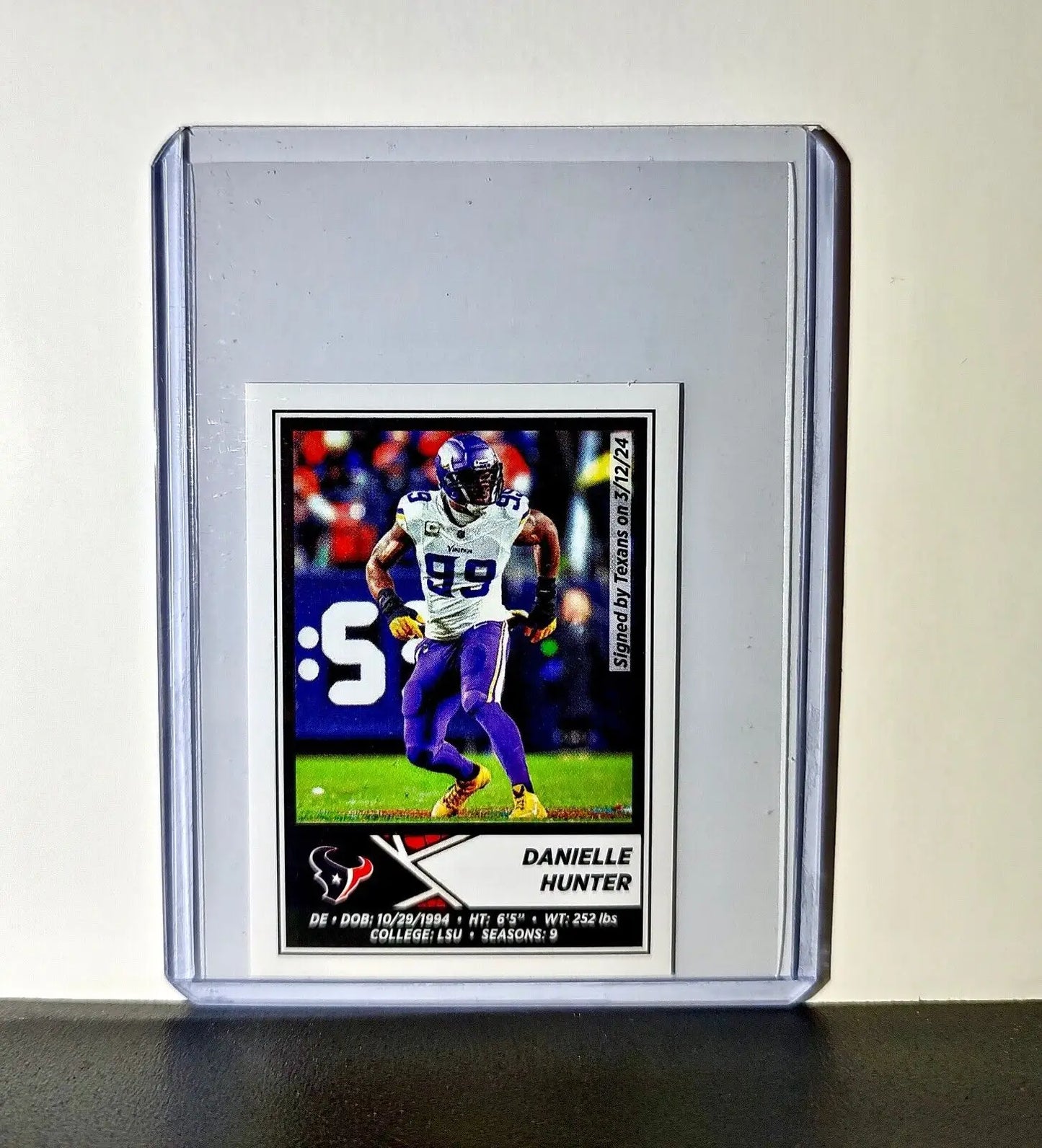 Danielle Hunter 2024 Panini NFL Sticker #181 Houston Texans - Football Card Single