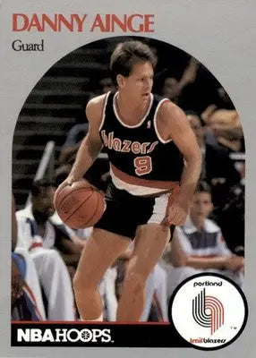 Danny Ainge - 1990-91 Hoops - #427 - Basketball - Basketball Card Single