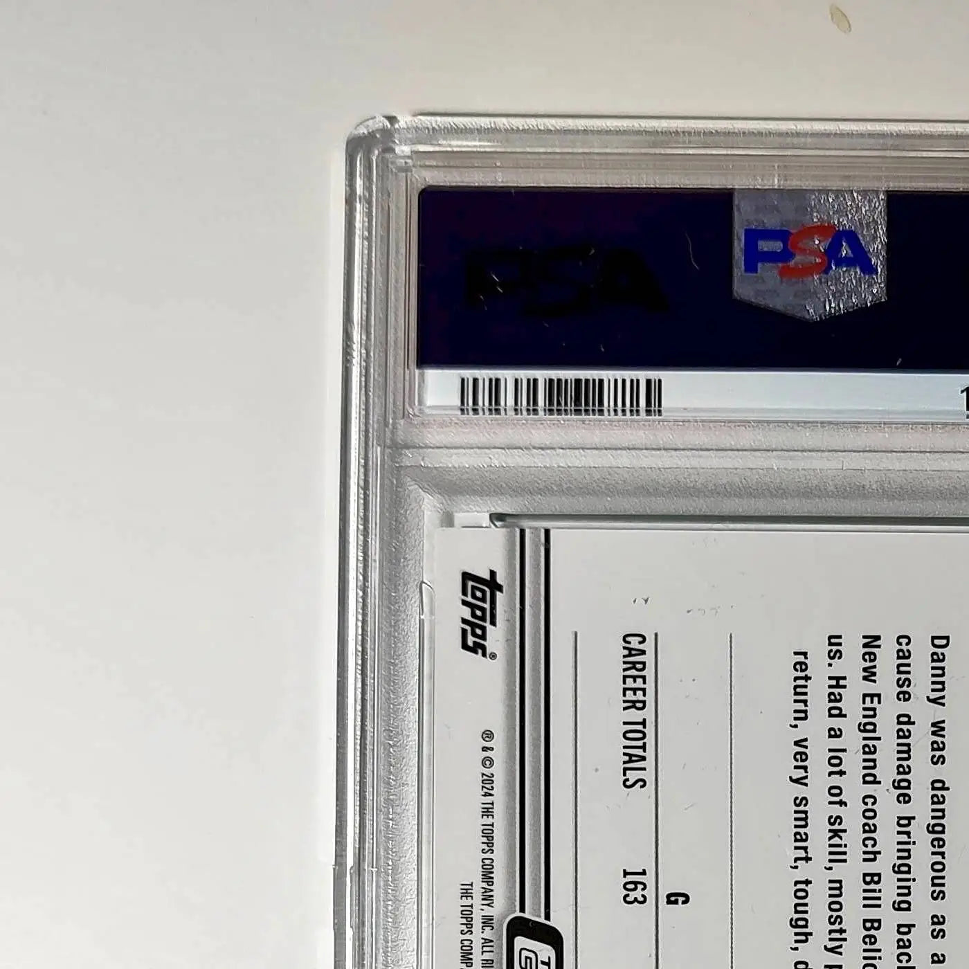 Danny Amendola 2023 Topps Chrome #41 Green Refractor 77/99 PSA 10 Gem Mint