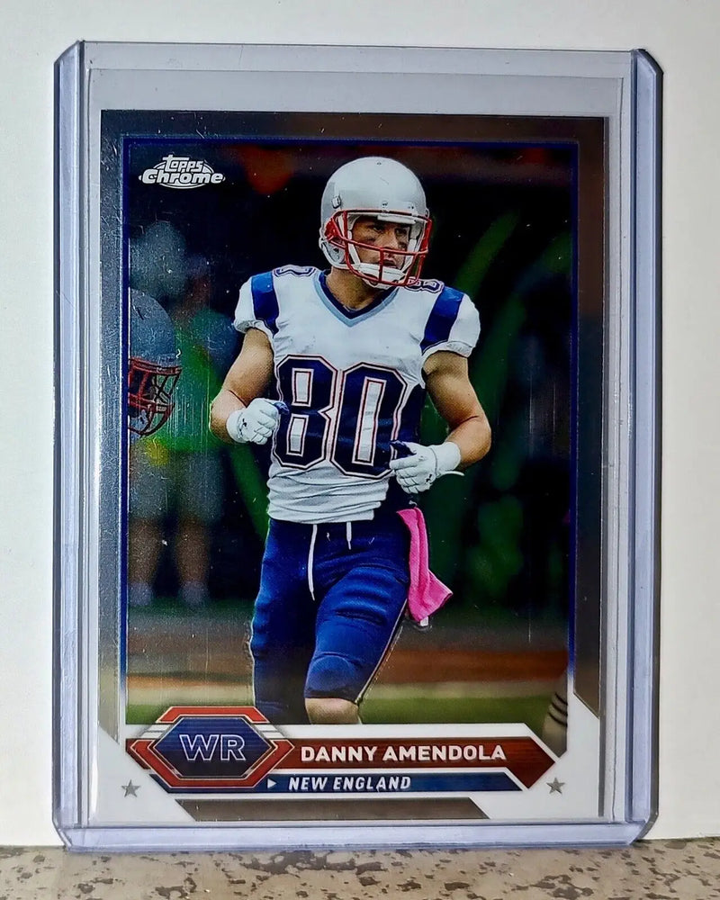 Danny Amendola 2023 Topps Chrome NFL #41 Football Card New England Patriots - Football Card Single