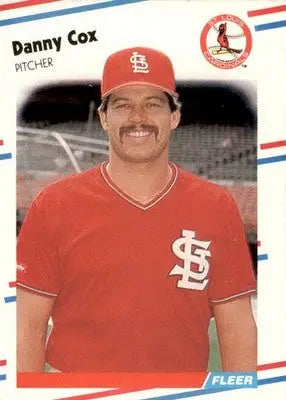 Danny Cox - 1988 Fleer - #28 - Baseball - Baseball Card Single