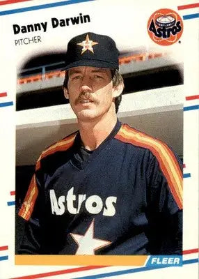 Danny Darwin - 1988 Fleer - #444 - Baseball - Baseball Card Single