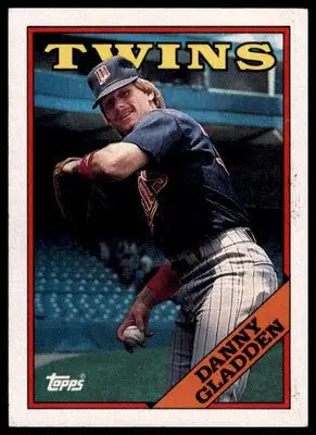 Danny Gladden 1988 Topps #502 Minnesota Twins - Baseball Card Single