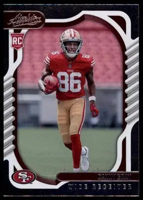 Danny Gray Rookie 2022 Panini Absolute Retail #133 San Francisco 49ers - Football Card Single
