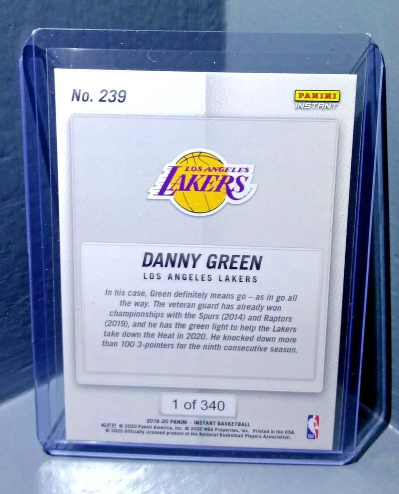 Danny Green 2019-2020 Panini NBA Instant Lakers #239 Basketball Card 1 of 340 - Basketball Card Single