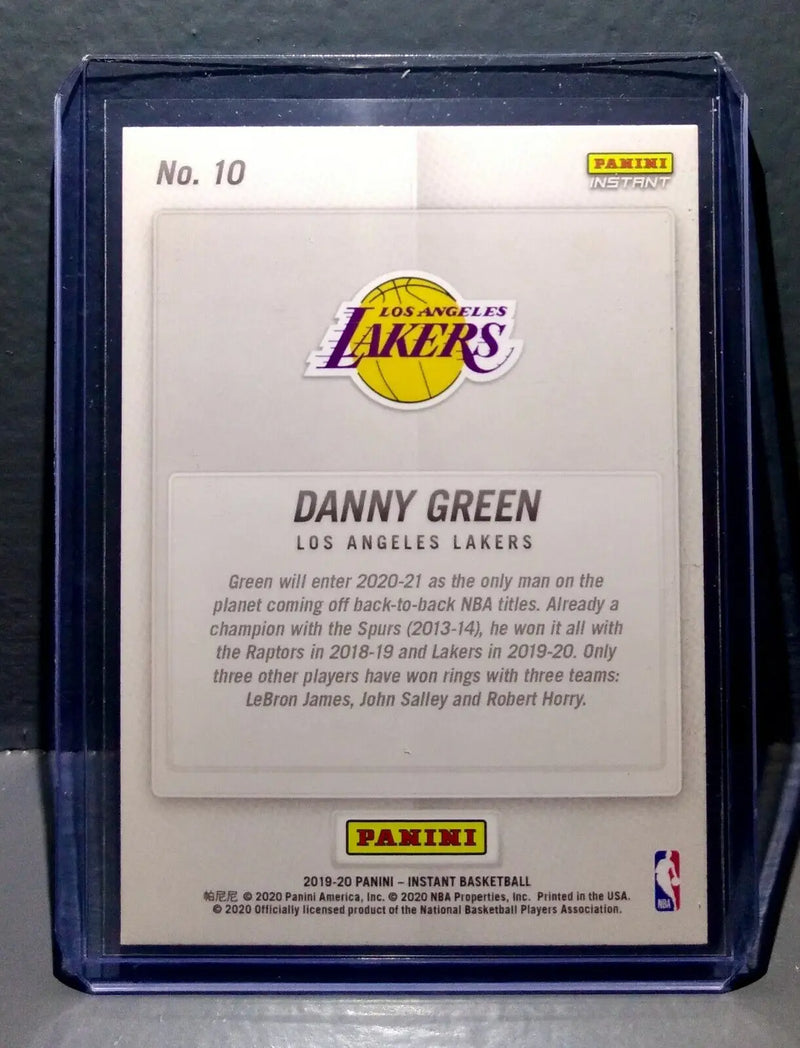 Danny Green 2020 Panini LA Lakers NBA Champions #10 Basketball Card