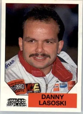 Danny Lasoski - 1990 World of Outlaws - #16 - Racing - Racing Card Single