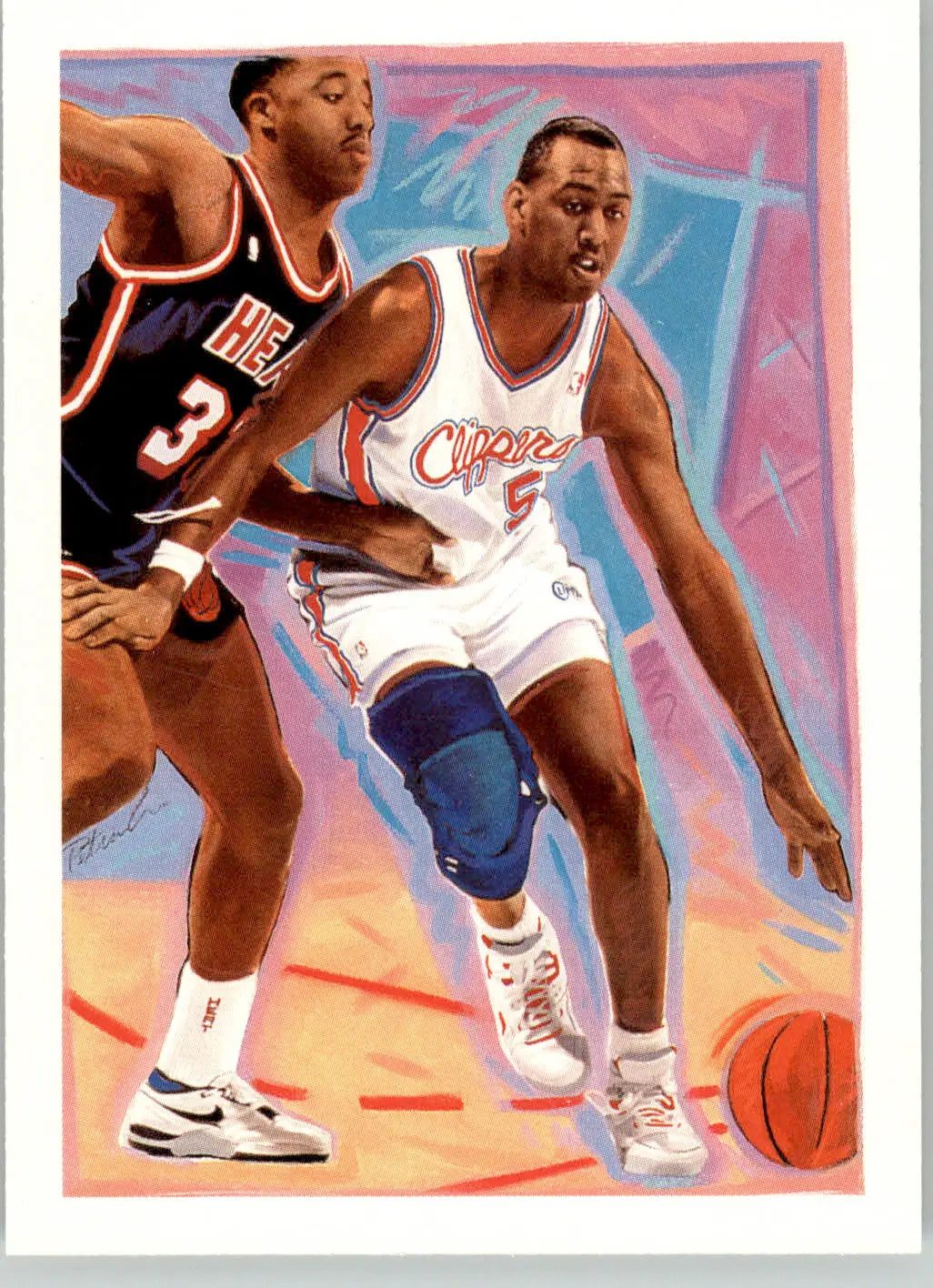 Danny Manning - 1990-91 Hoops - #366 - Basketball - Basketball Card Single