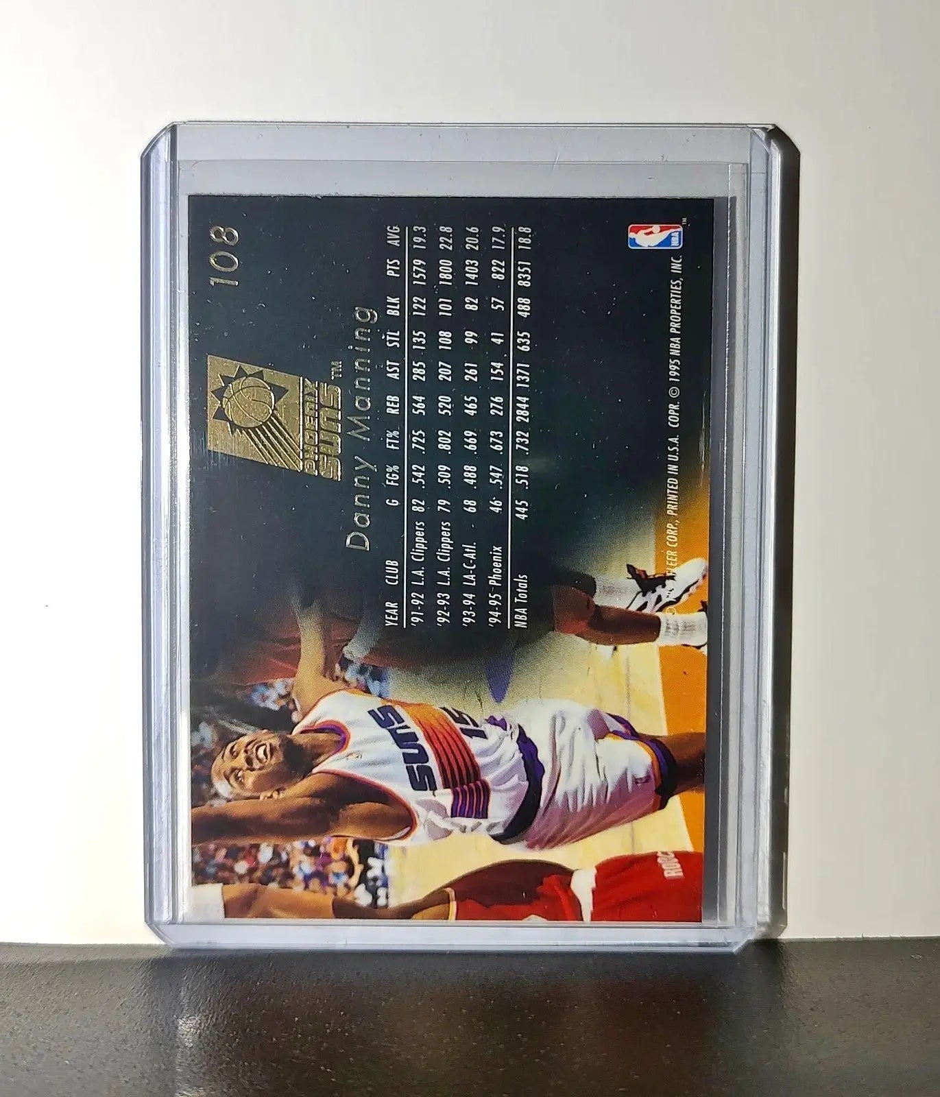 Danny Manning 1995-96 Flair NBA #108 Card Phoenix Suns
