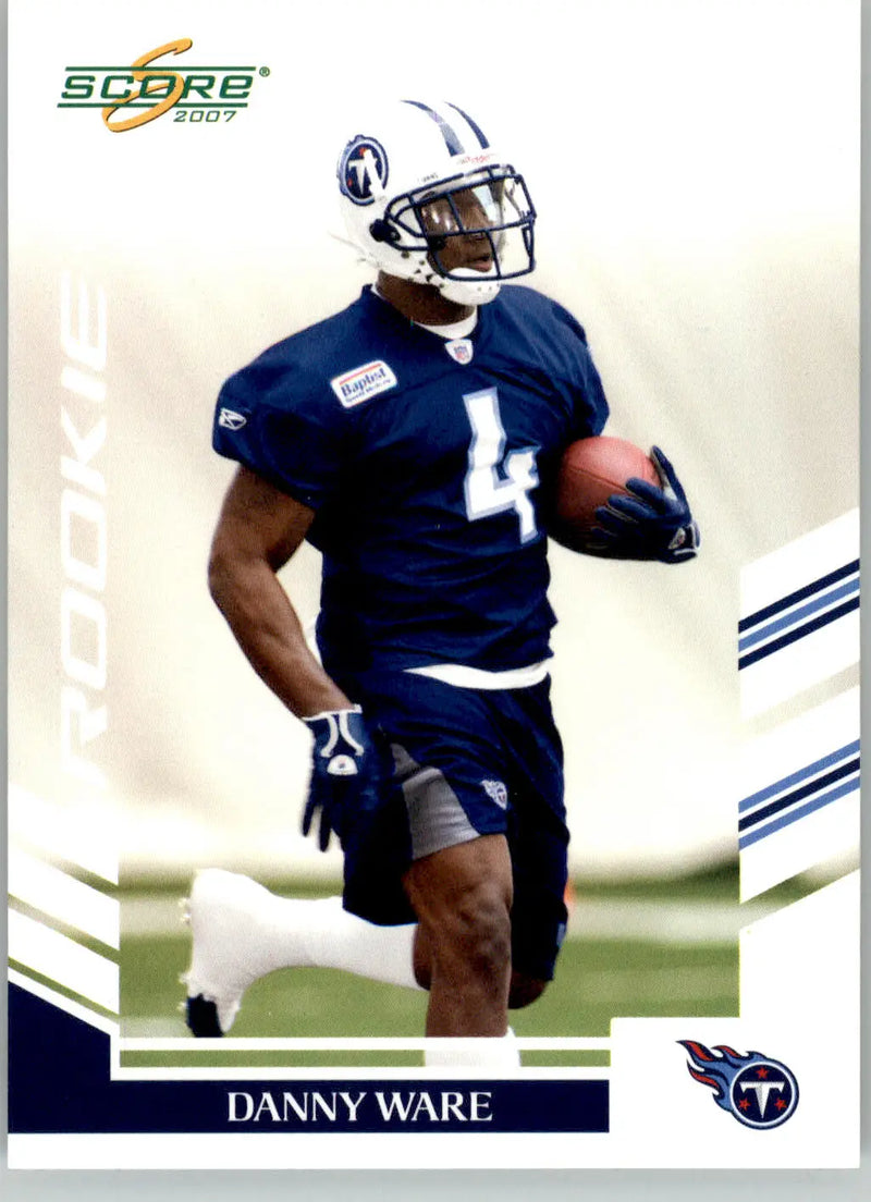 Danny Ware - 2007 Score - #312 - RC Football - Football Card Single