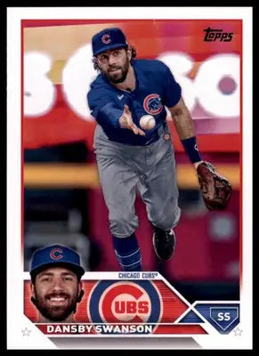 Dansby Swanson 2023 Topps #379 Chicago Cubs - Baseball Card Single