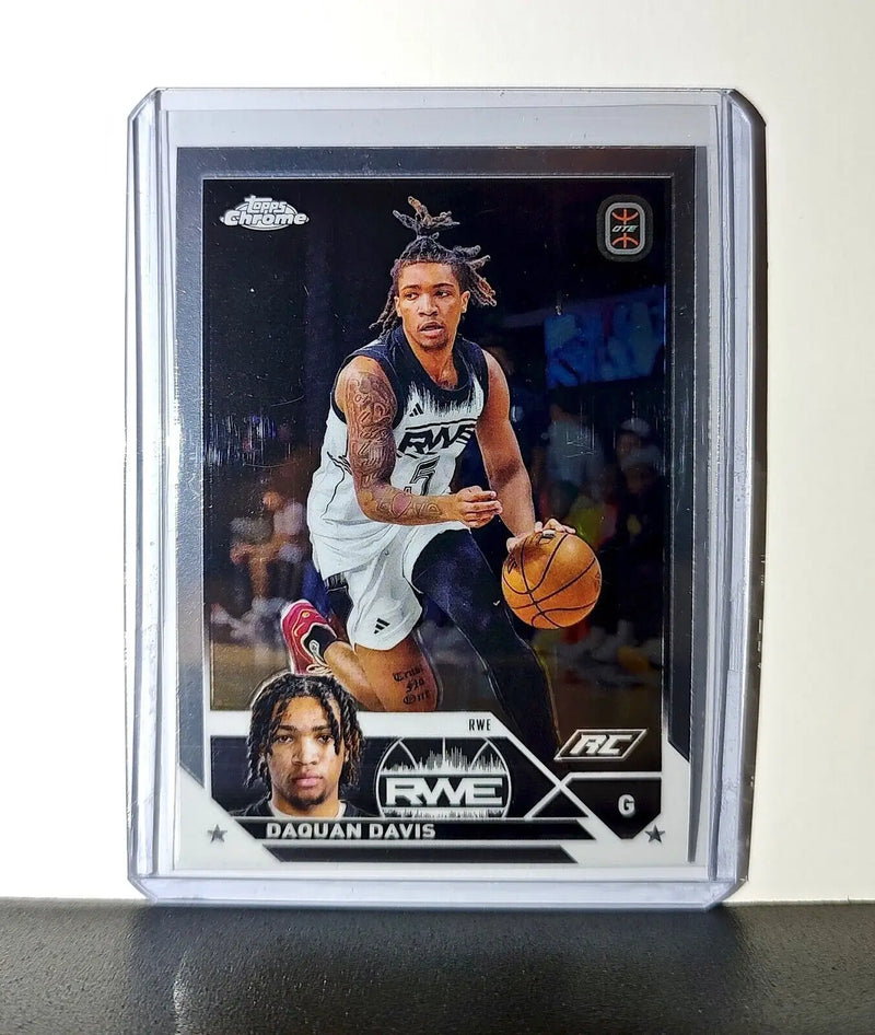 Daquan Davis Rookie Card 2023-24 Topps Chrome Overtime #86 RWE
