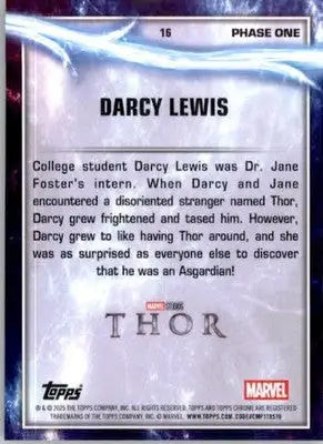 Darcy Lewis - 2025 Topps Chrome Marvel Studios - #16 - Non_sport - Non-Sports Card Single