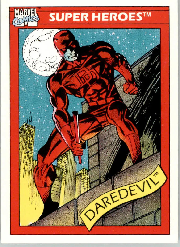 Daredevil - 1990 Impel Marvel Universe - #4 - Non_sport - Non-Sports Card Single