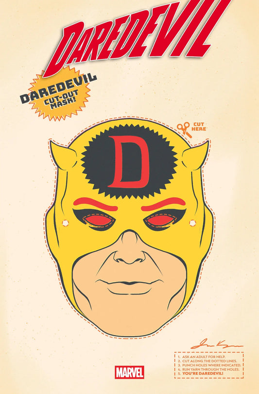 Daredevil #25 Retro Halloween Mask Variant - Comic Book