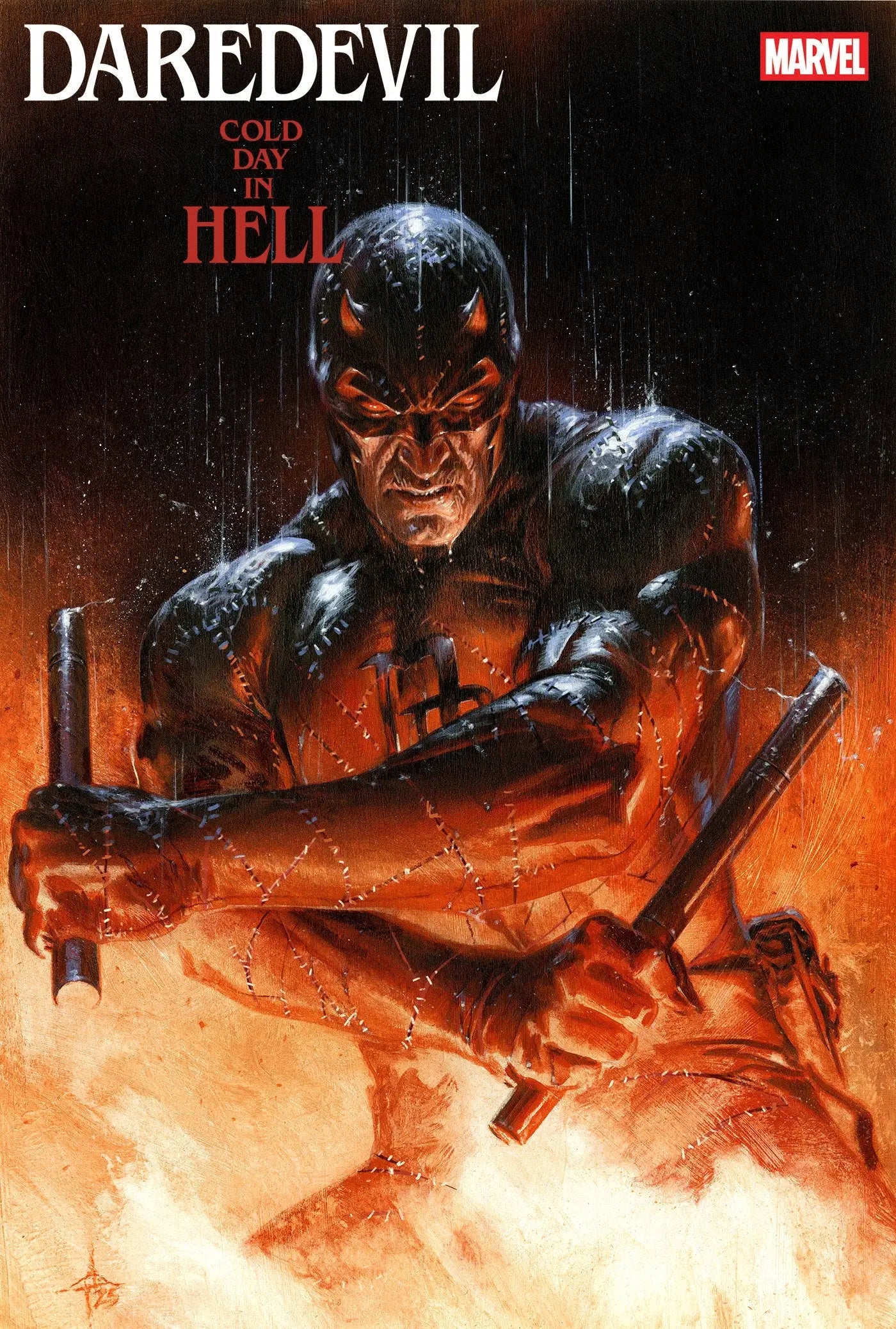 Daredevil Cold Day In Hell #2 comic book cover featuring Daredevil Cold Day artwork