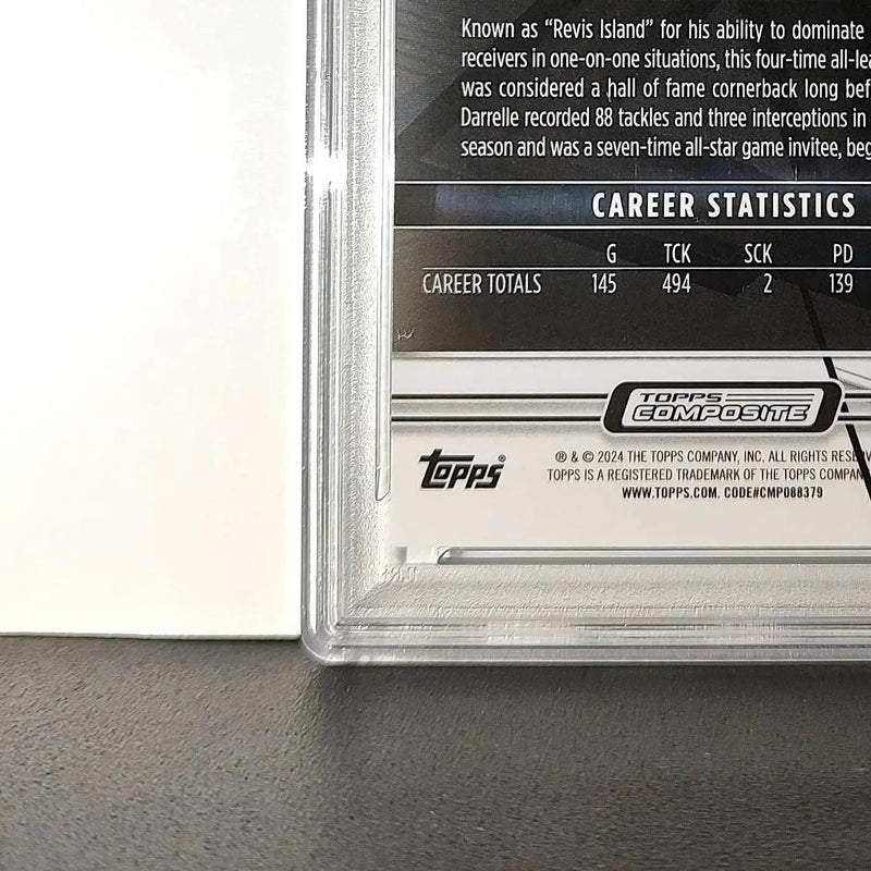 Darelle Revis 2023 Topps Finest #224 014/250 Sky Blue Refractor PSA 10 Gem Mint