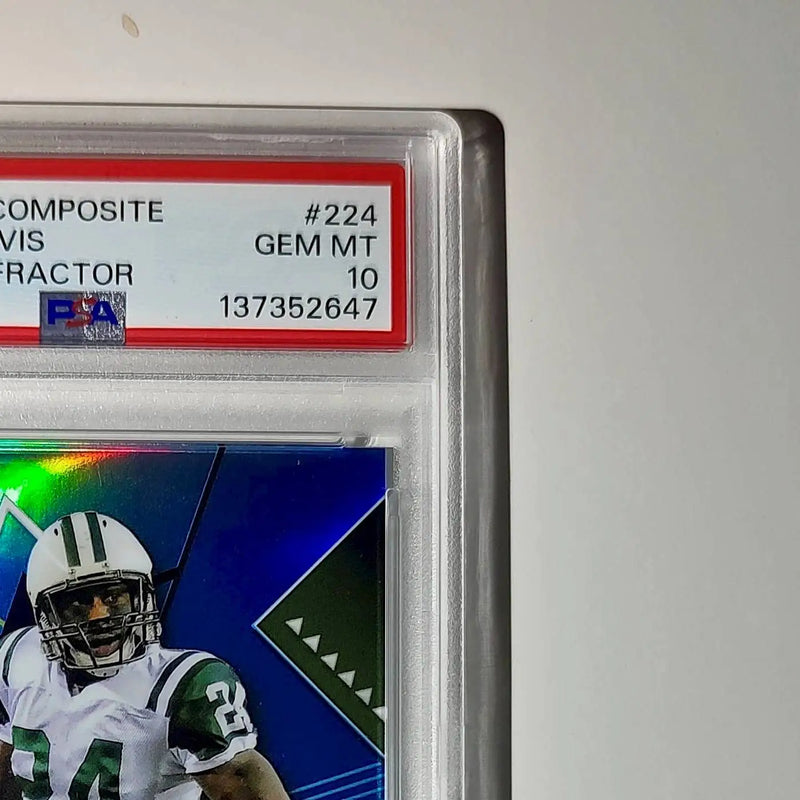 Darelle Revis 2023 Topps Finest #224 014/250 Sky Blue Refractor PSA 10 Gem Mint