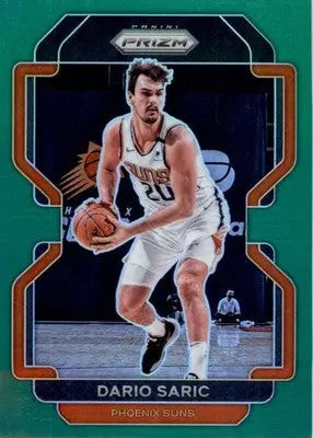 Dario Saric - 2021-22 Panini Prizm - #66 - Green Basketball - Basketball Card Single