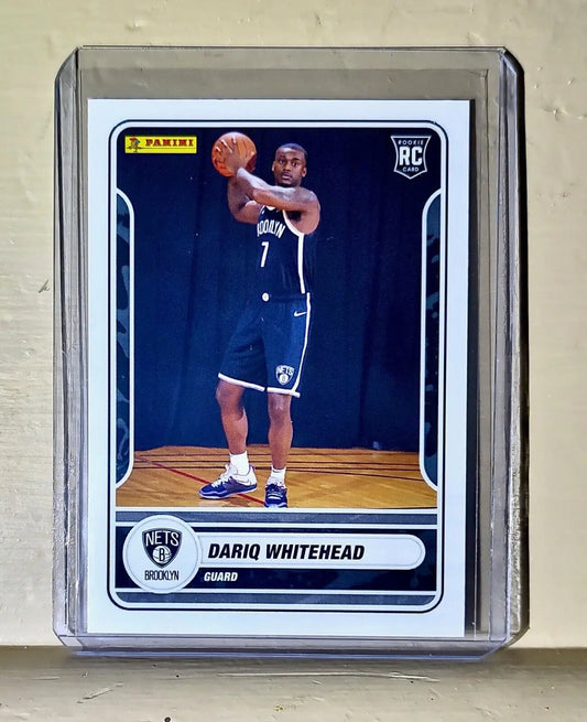 Dariq Whitehead 2023-24 Panini NBA Basketball #90 Rookie Card Brooklyn Nets