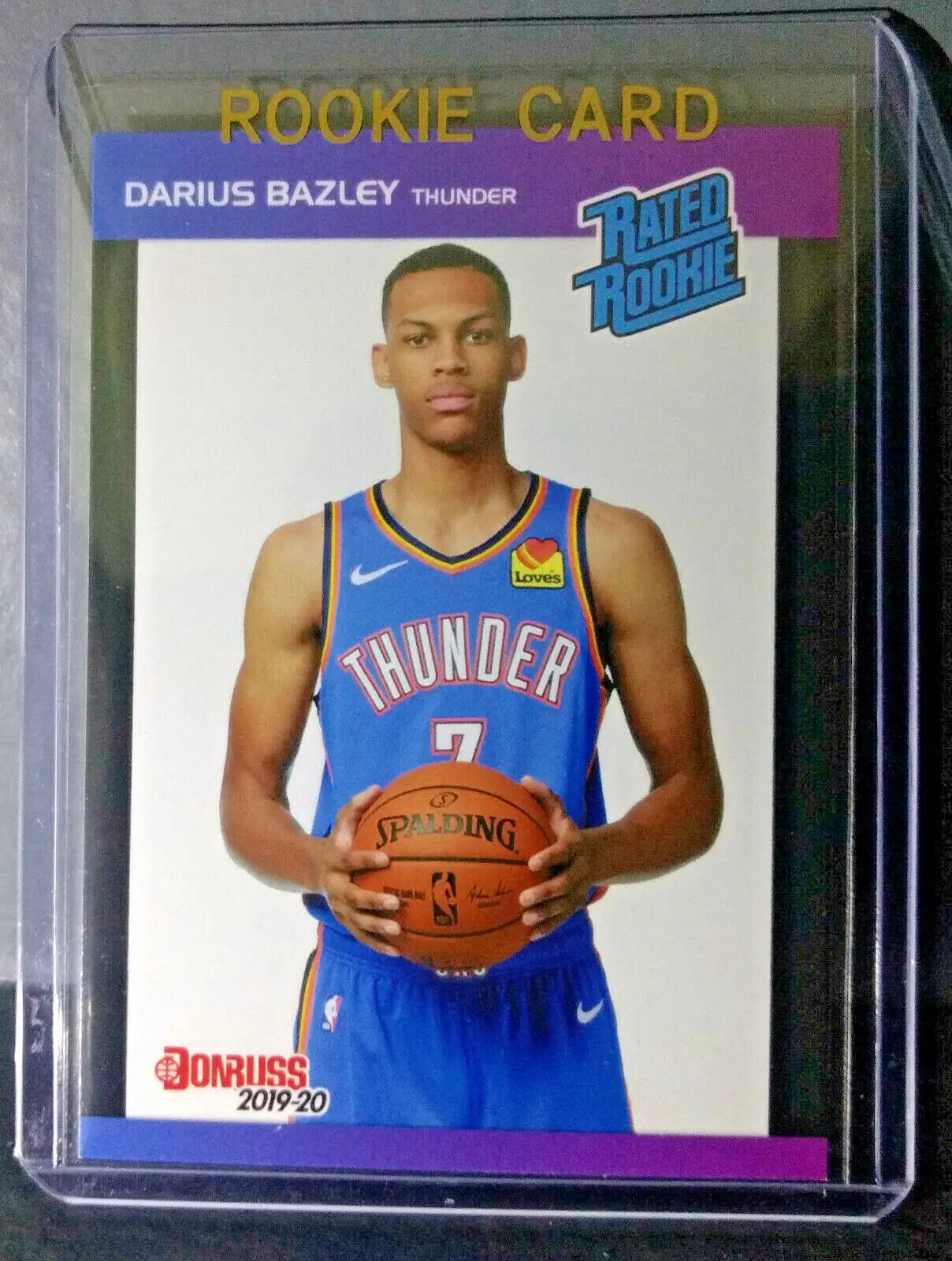 Darius Bazley 2019-2020 Panini NBA #35 Rated Rookie Retro Card 1/3431 - Basketball Card Single