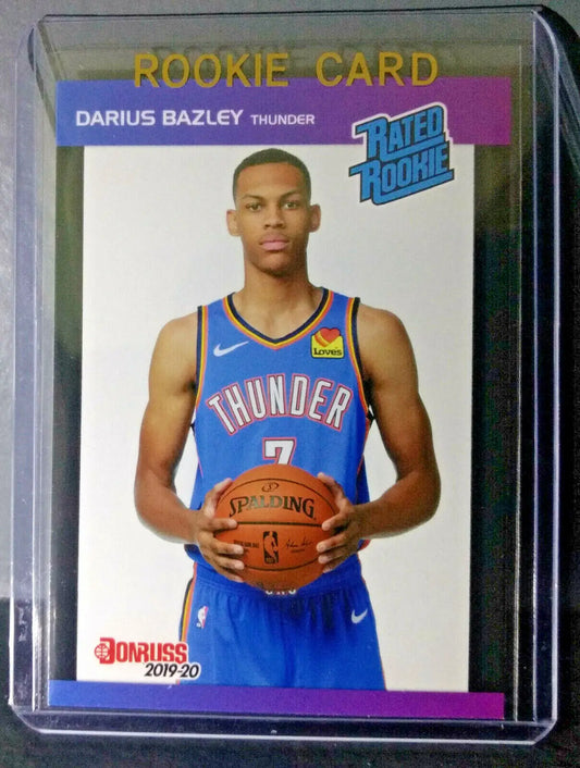 Darius Bazley 2019-2020 Panini NBA #35 Rated Rookie Retro Card 1/3431 - Basketball Card Single