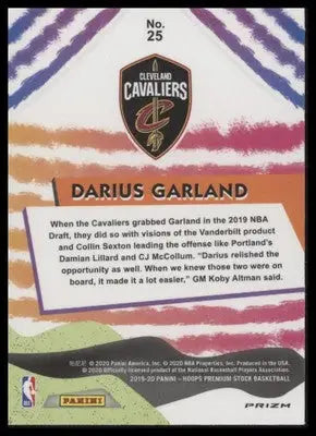 Darius Garland 2019-20 Hoops We Got Next Holo #25 Cleveland Cavaliers - Basketball Card Single