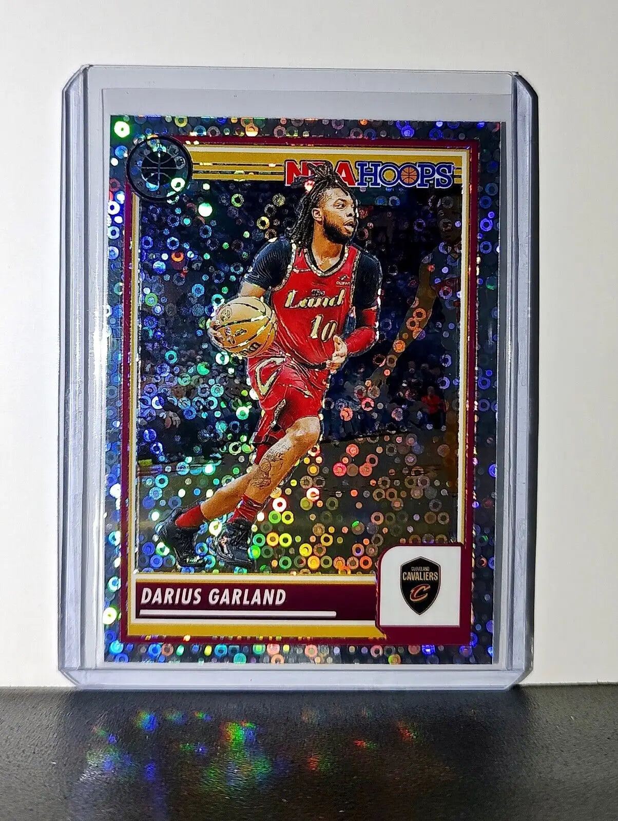 Darius Garland 2023-24 Panini Premium NBA Hoops #135 Disco Prizm Card Cavaliers - Basketball Card Single