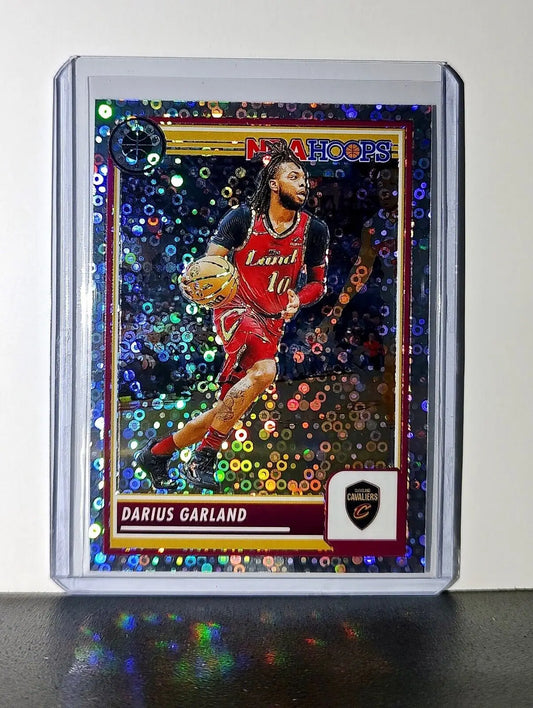Darius Garland 2023-24 Panini Premium NBA Hoops #135 Disco Prizm Card Cavaliers