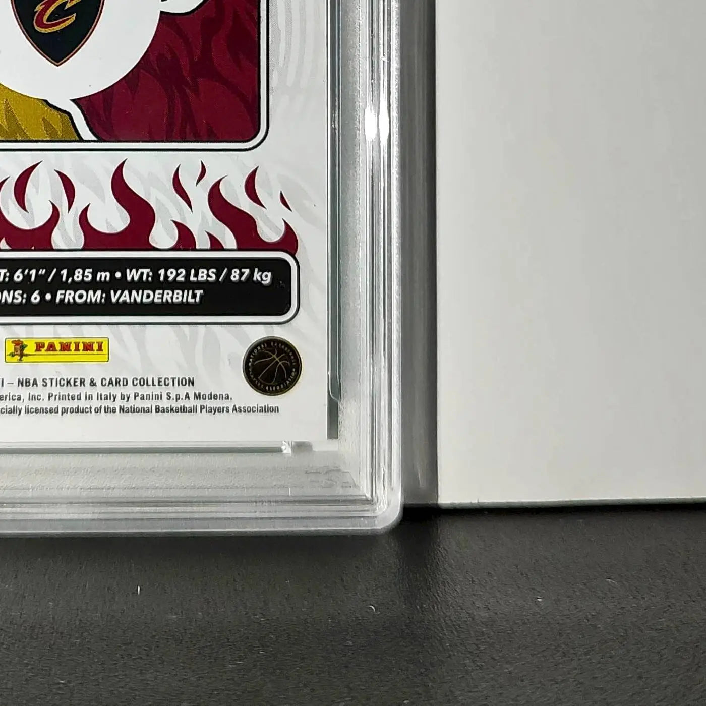 Darius Garland 2024-25 Panini NBA #57 Sticker 5/5 Green Foil PSA 8 NM-MT