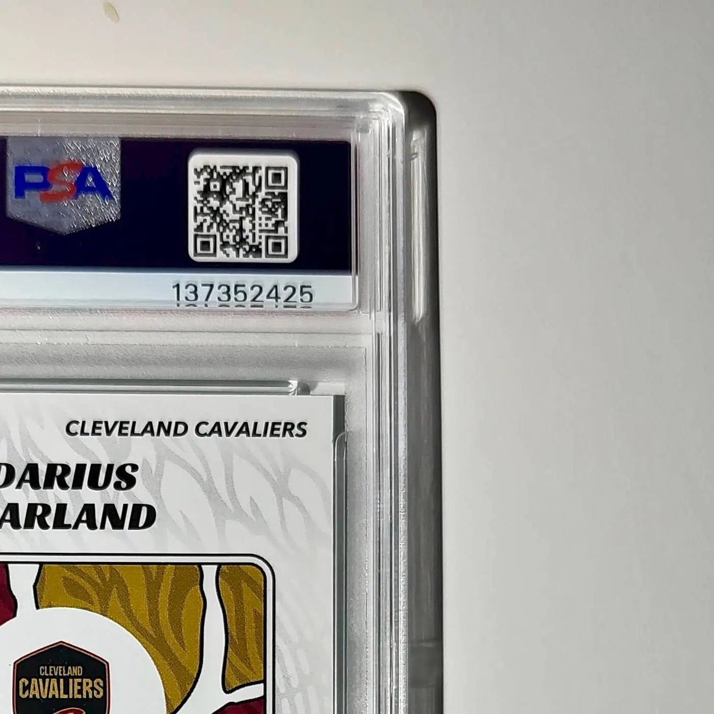 Darius Garland 2024-25 Panini NBA #57 Sticker 5/5 Green Foil PSA 8 NM-MT