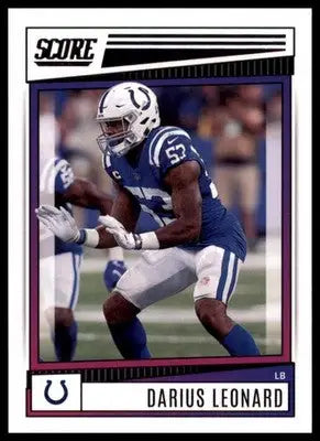 Darius Leonard 2022 Score #14 Indianapolis Colts - Football Card Single