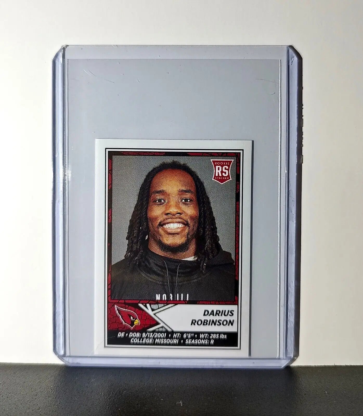 Darius Robinson Rookie 2024 Panini NFL Sticker #497 Arizona Cardinals