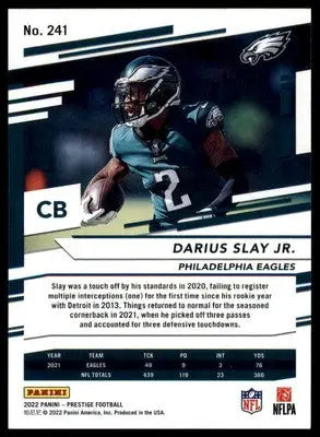 Darius Slay Jr. 2022 Panini Prestige #241 Philadelphia Eagles - Football Card Single
