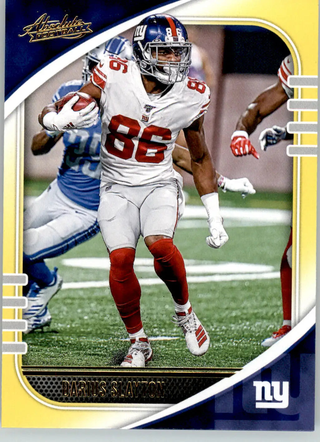 Darius Slayton - 2020 Panini Absolute - #12 - Yellow Football - Football Card Single
