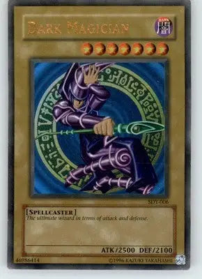 Dark Magician - Starter Deck: Yugi - SDY-006 - Moderately Played - Yu-Gi-Oh! Card Single