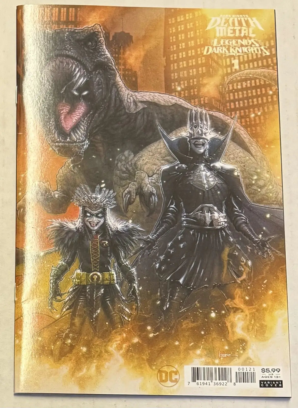 Dark Nights: Death Metal Legends of the Dark Knights #1 Kaare Andrews Cardstock - Comic Book