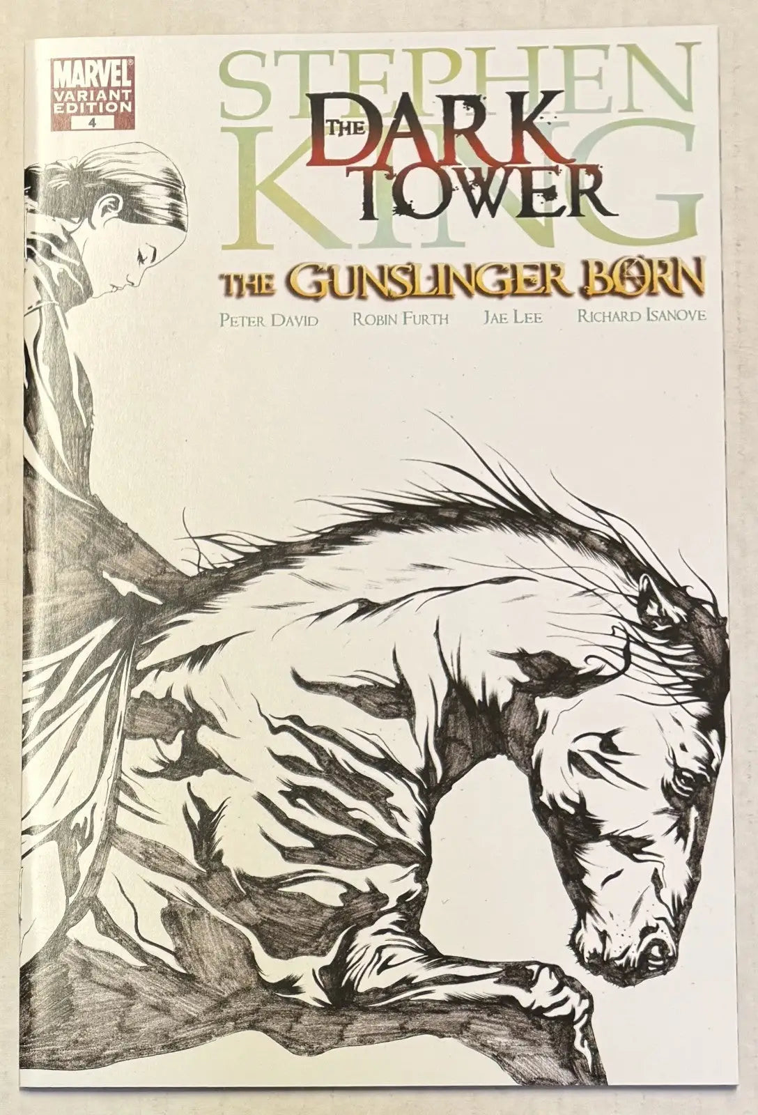 Dark Tower: the Gunslinger Born #4 Sketch Variant (Marvel Comics July 2007) - Comic Book