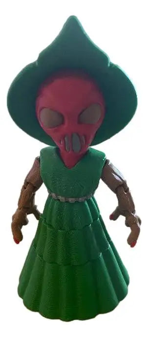 Dark Witch Figurine Gothic Fantasy 3D Printed Spooky Hooded Figure Gift - Scream - Collectibles